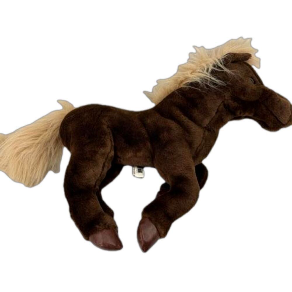 Folkmanis Horse‎ Hand Puppet Full Body Plush Brown Pretend Play Animal 19 Inch